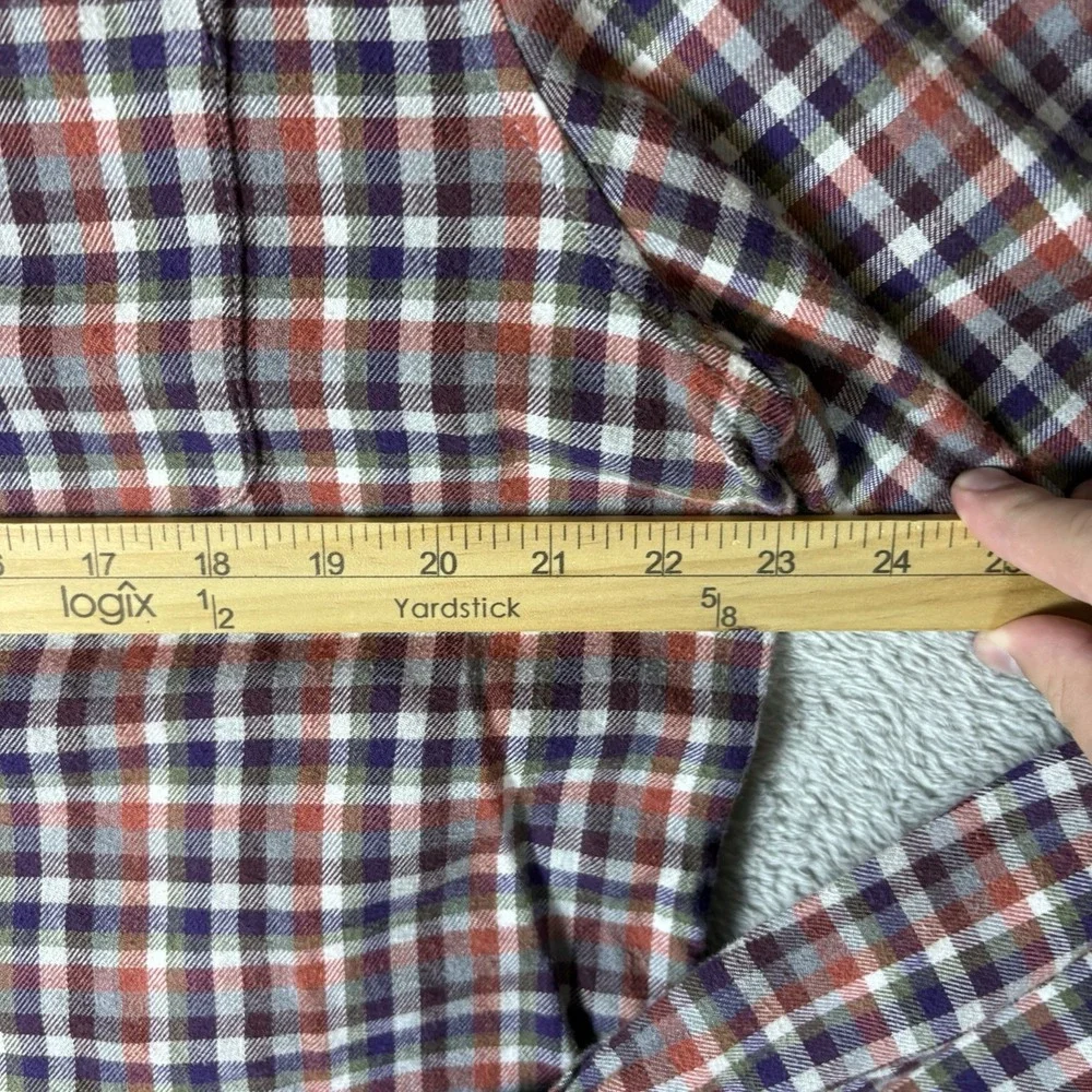 Johnnie-O Hangin Out Shirt Men's L Plaid Pocket Flannel‎ Button Up